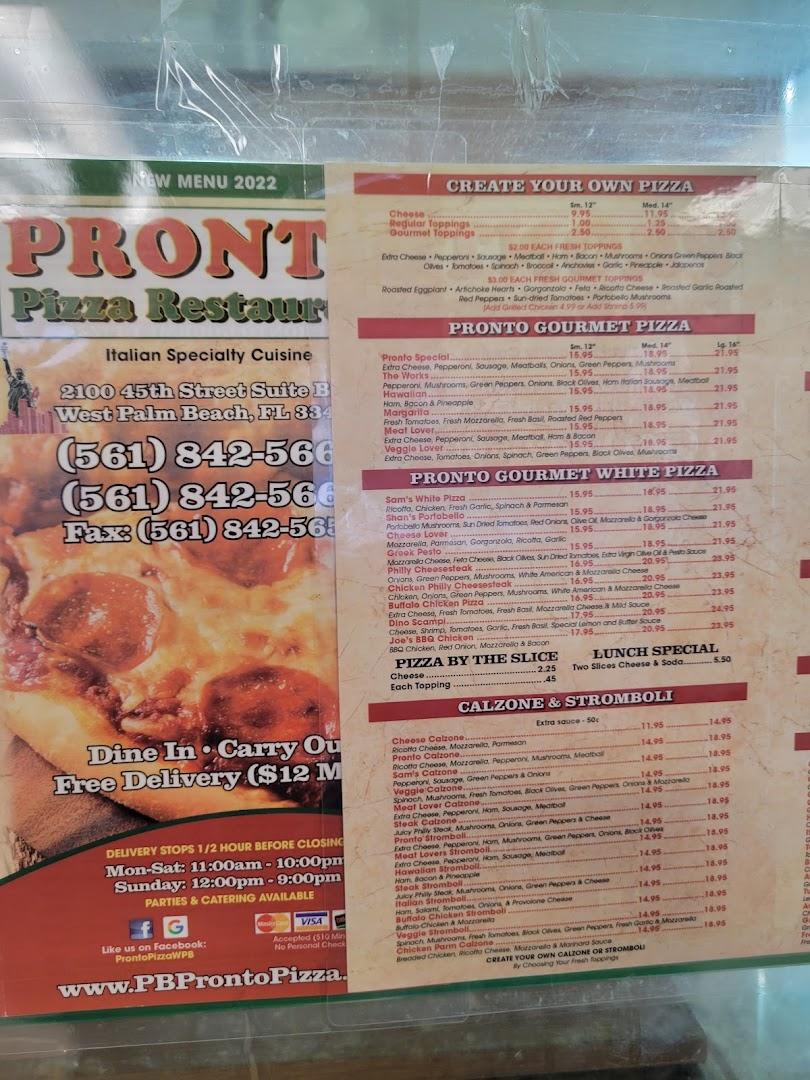 Pronto Pizza